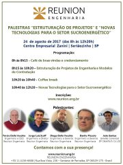 Novas tecnologias e estruturação de projetos de Engenharia e Modelos de Contratação serão temas abordados em palestras na Fenasucro